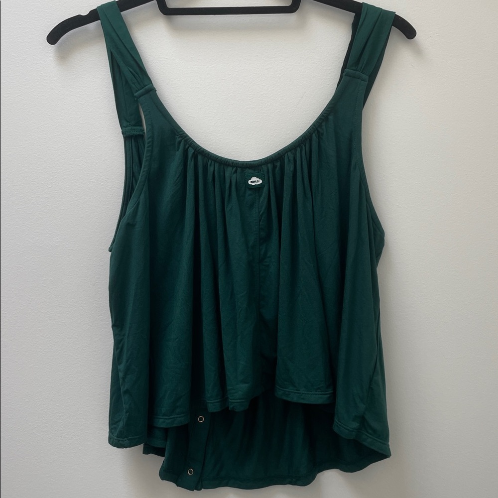 NWT POPFLEX Stunning Flowy Tank Green - Picture 7 of 7